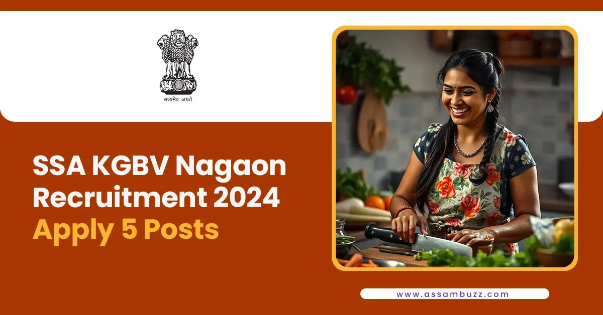 SSA KGBV Nagaon Recruitment 2024 - Apply 5 Posts
