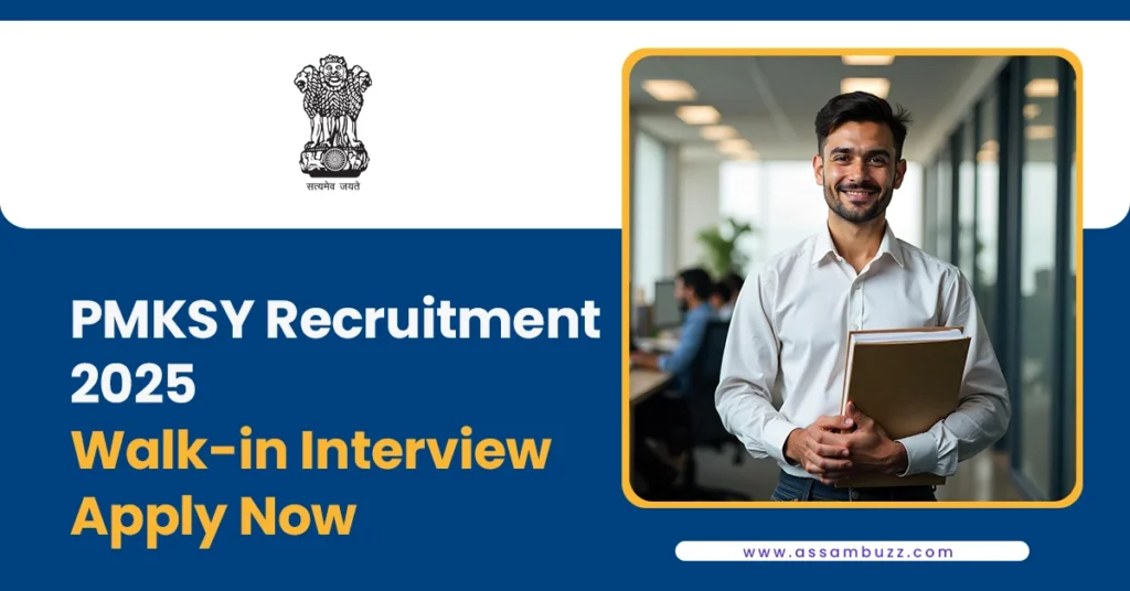 PMKSY Recruitment 2025 Walk-in Interview - Apply Now